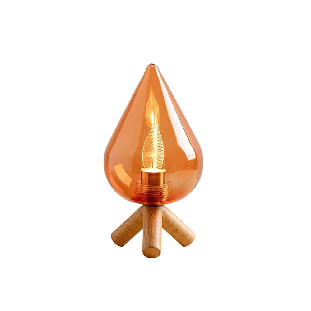 Linear Flame Table Lamp