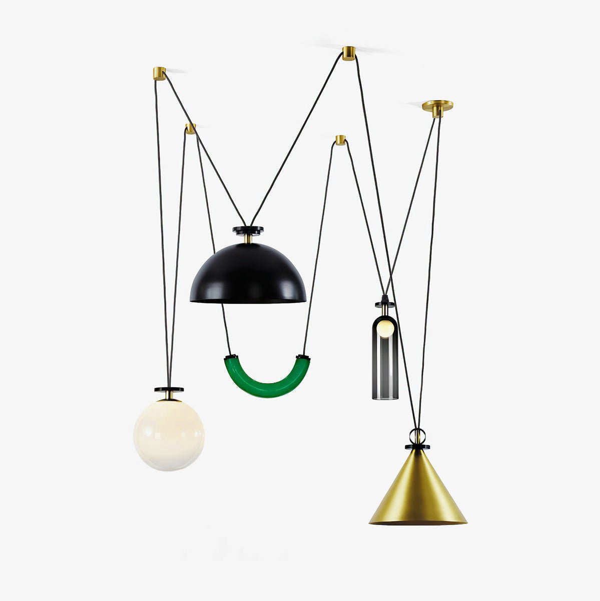 Cuzon Geometric Pendant Light