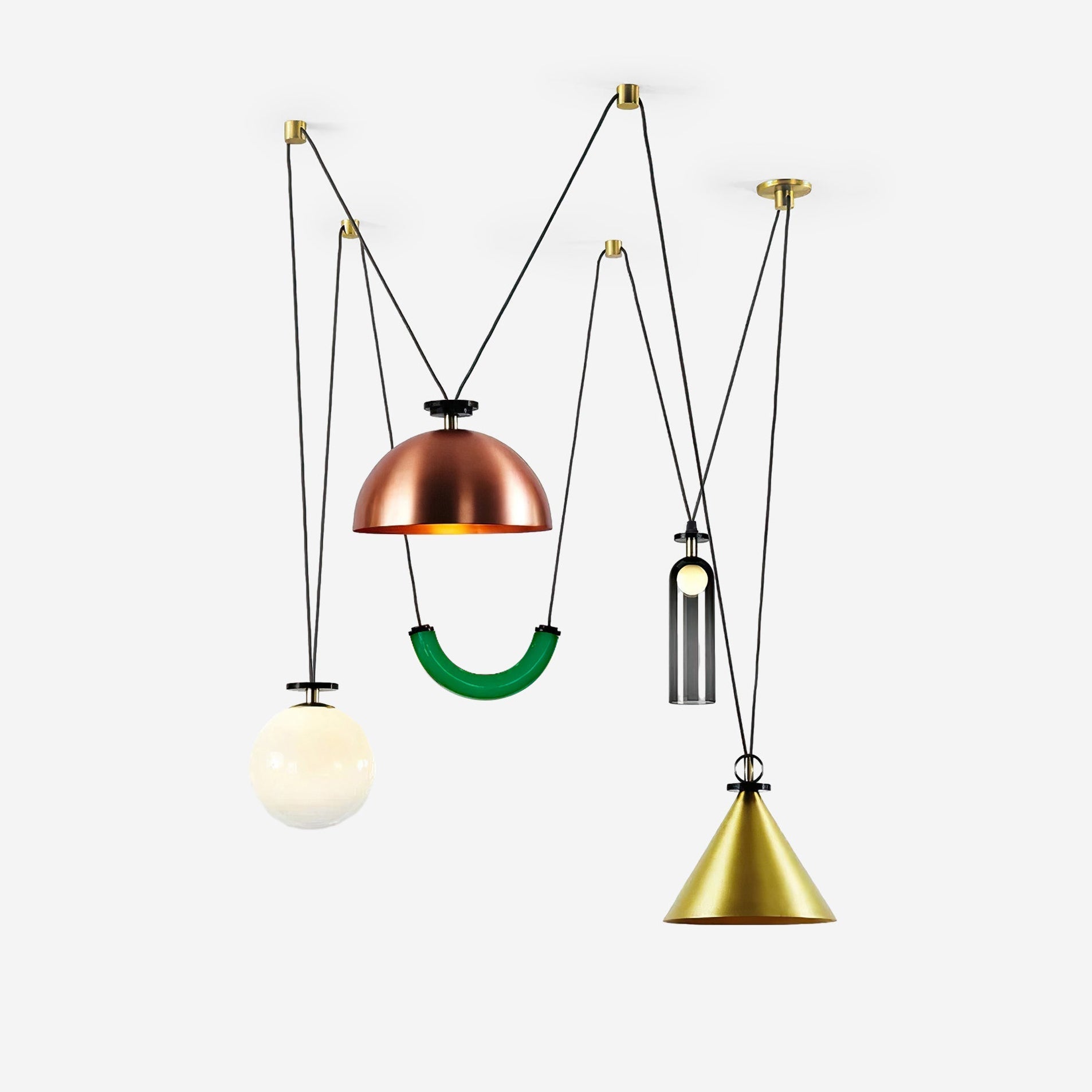 Cuzon Geometric Pendant Light