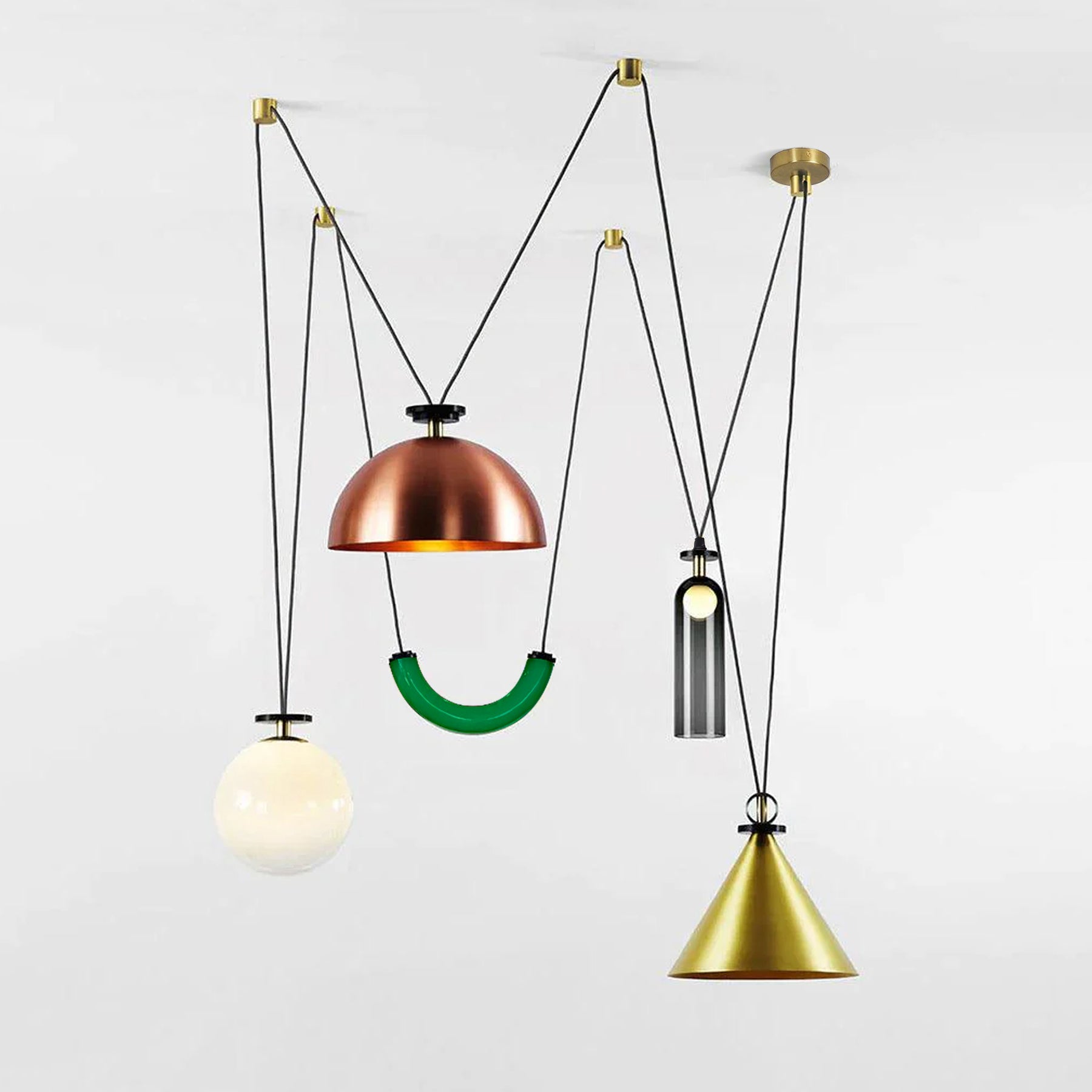 Cuzon Geometric Pendant Light