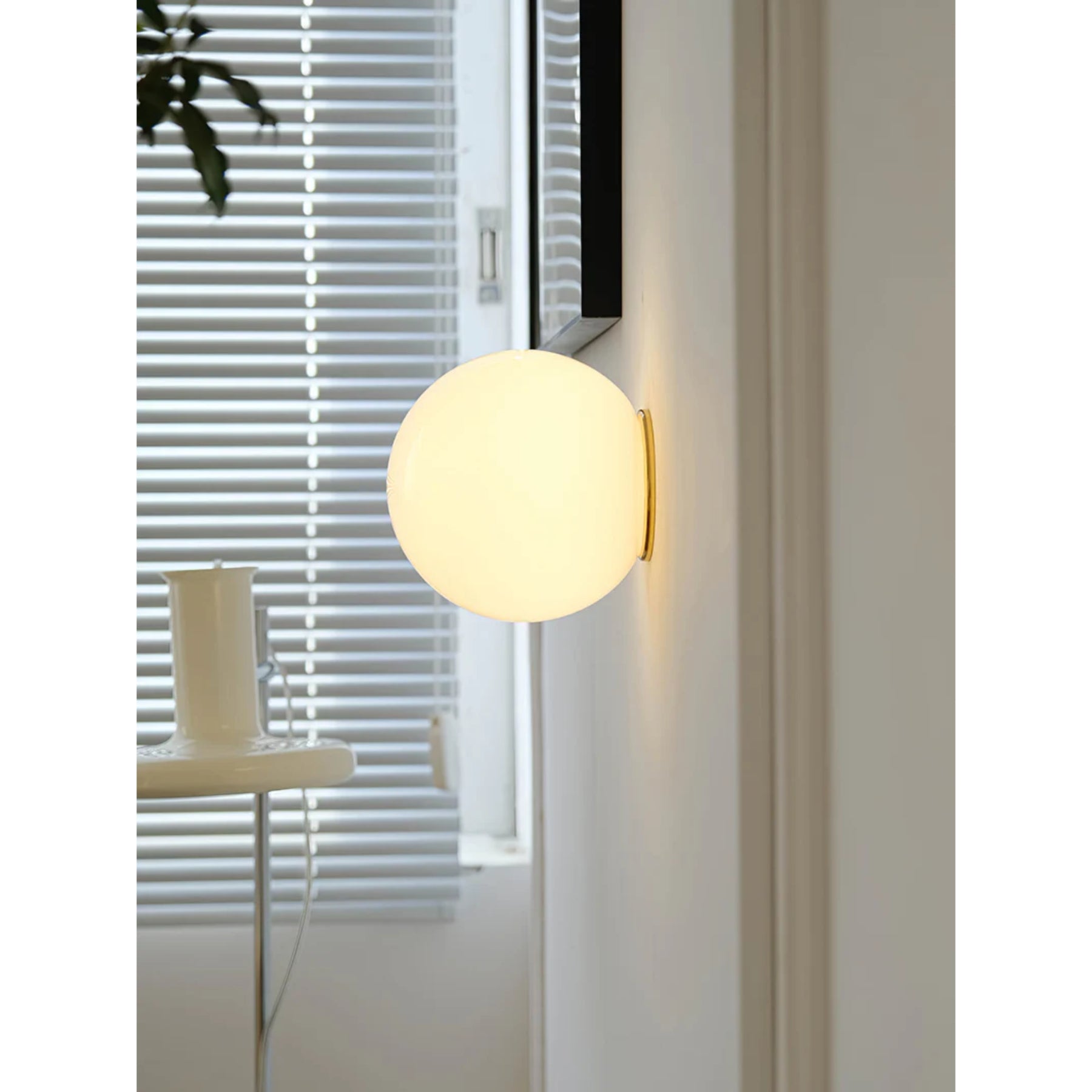 Glass Mini Globe Wall Light