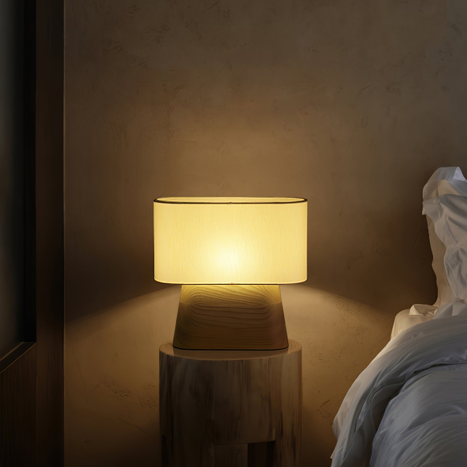 Mohaty Wooden Table Lamp