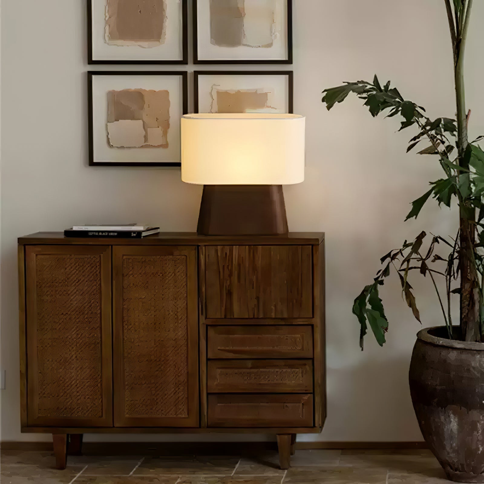 Mohaty Wooden Table Lamp