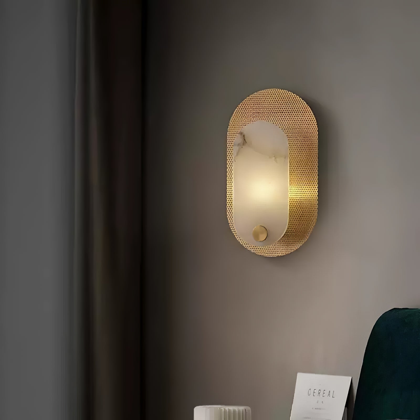 Holena Alabaster Wall Light