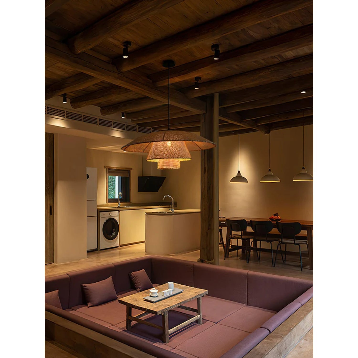 Hataze Japandi Style Pendant Light