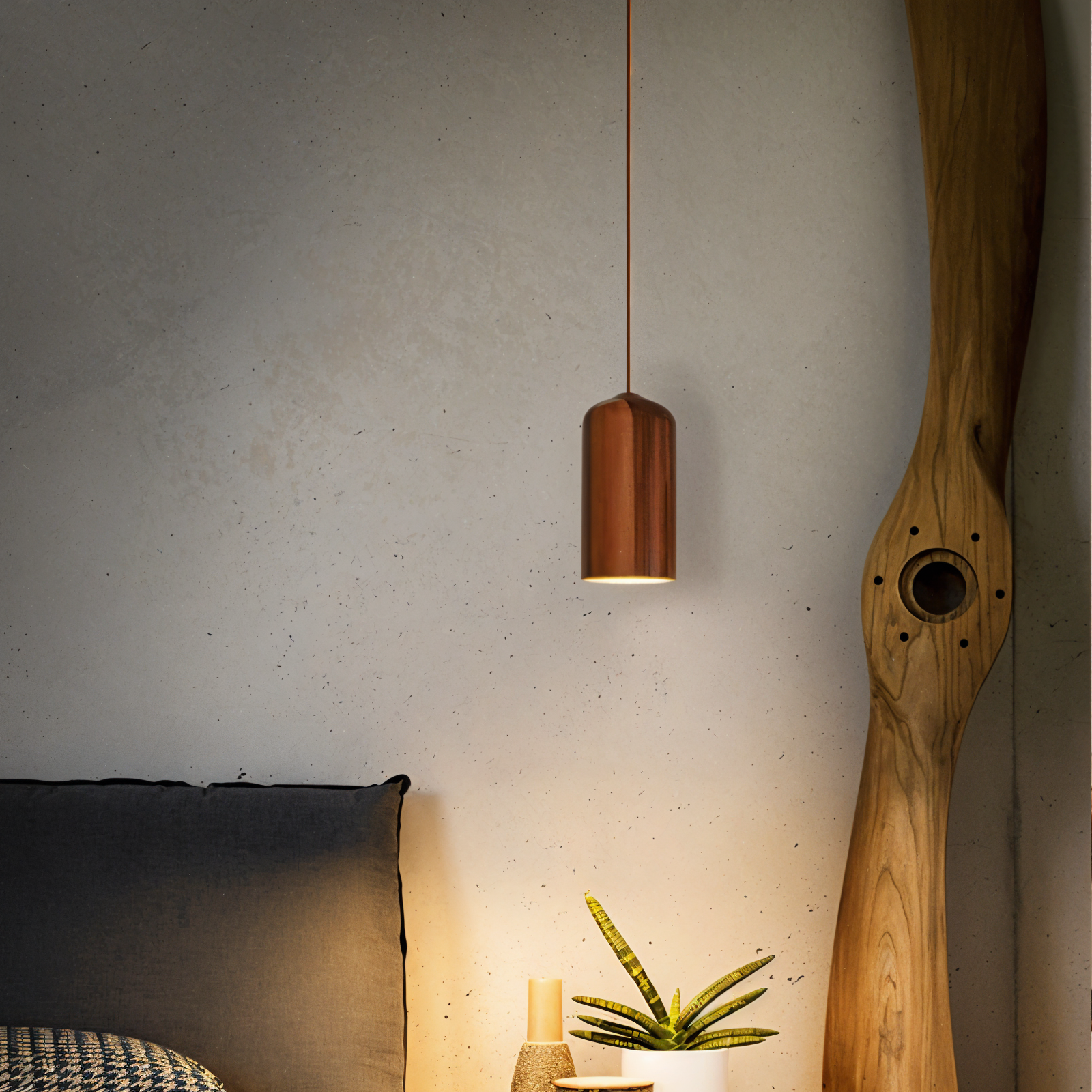 Zenvo Wooden Pendant Light