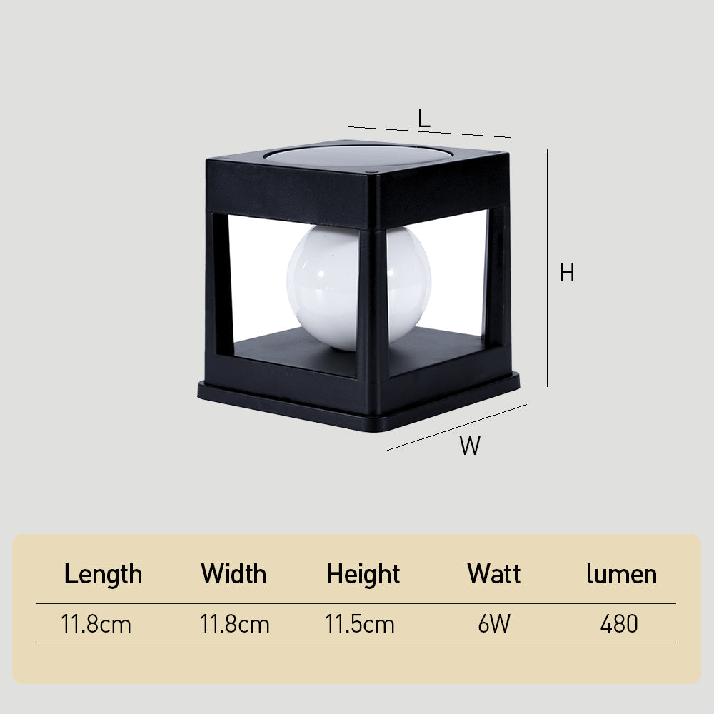 Tavirel Solar Outdoor Light Pilar