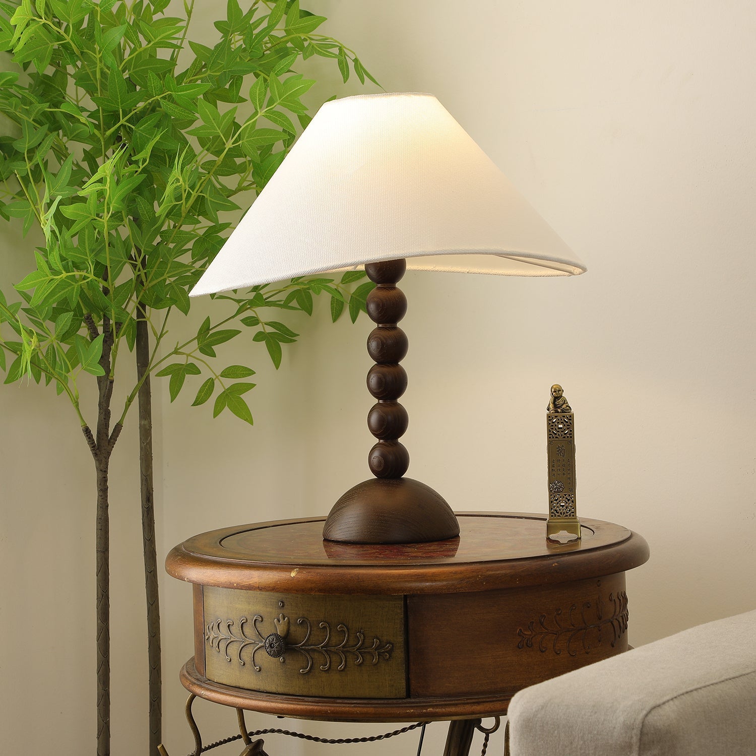 Logena Wooden Table Lamp