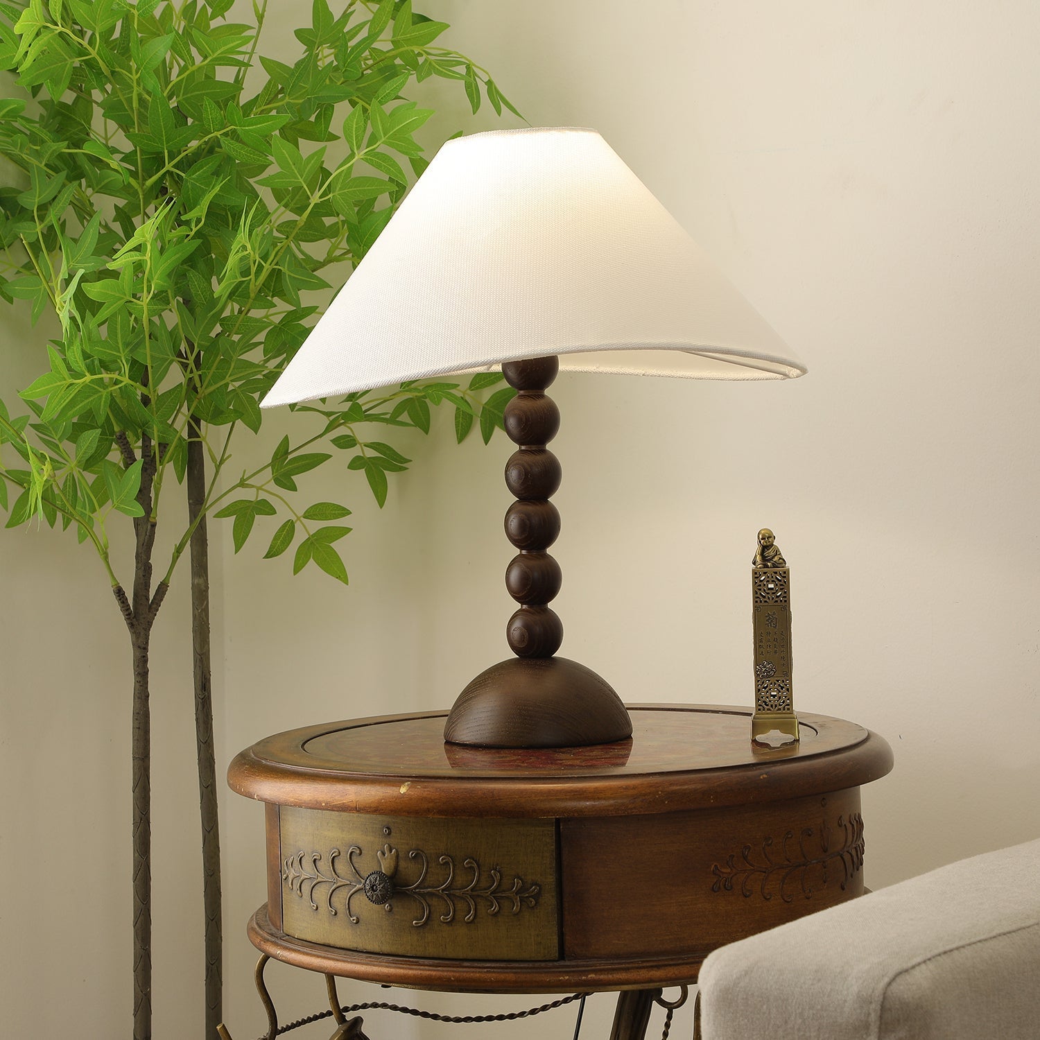 Logena Wooden Table Lamp
