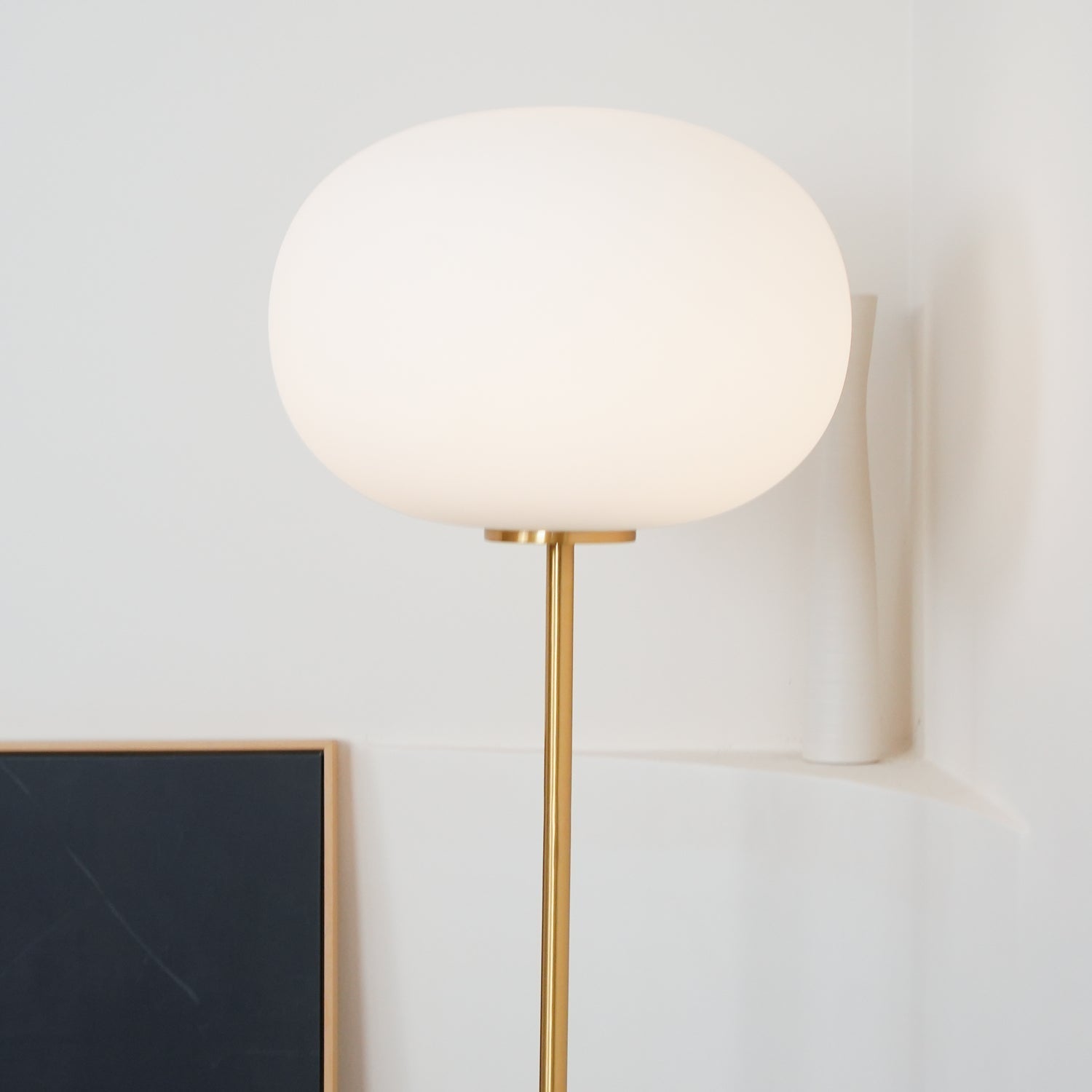 Jowesa Travertine Floor Lamp