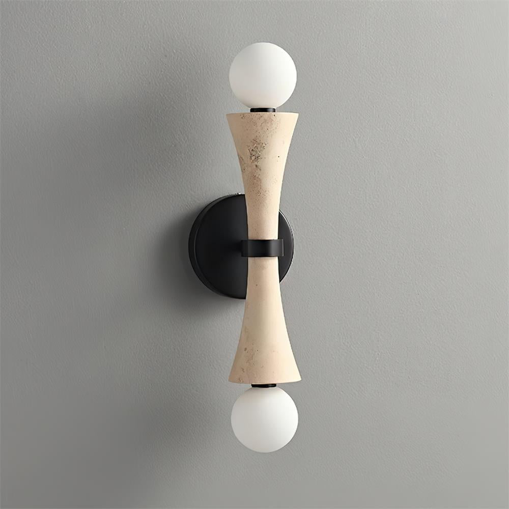 Keyta Natural Stone Wall Light