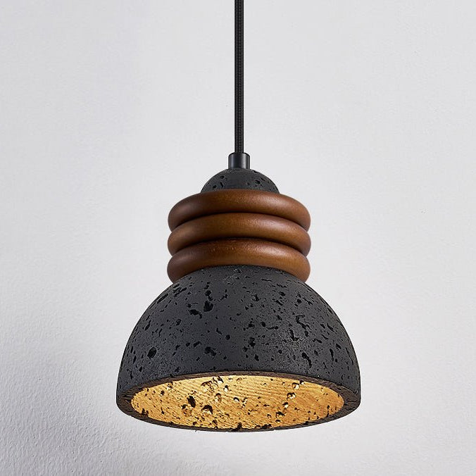 Kuro Travertine Pendant Light