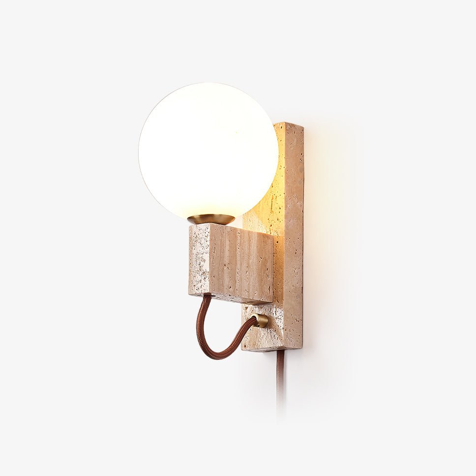 Telisno Travertine Wall Light