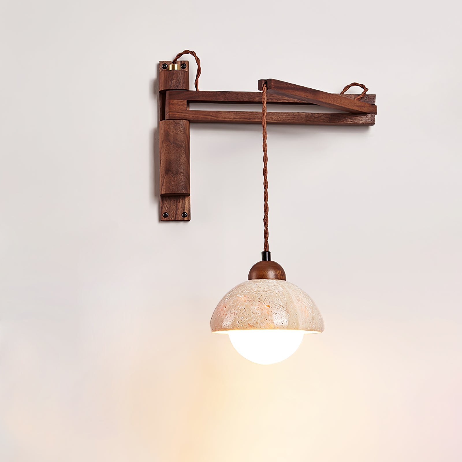 Melinoge Travertine Wall Light
