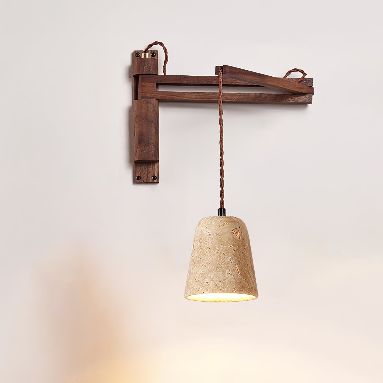 Melinoge Travertine Wall Light
