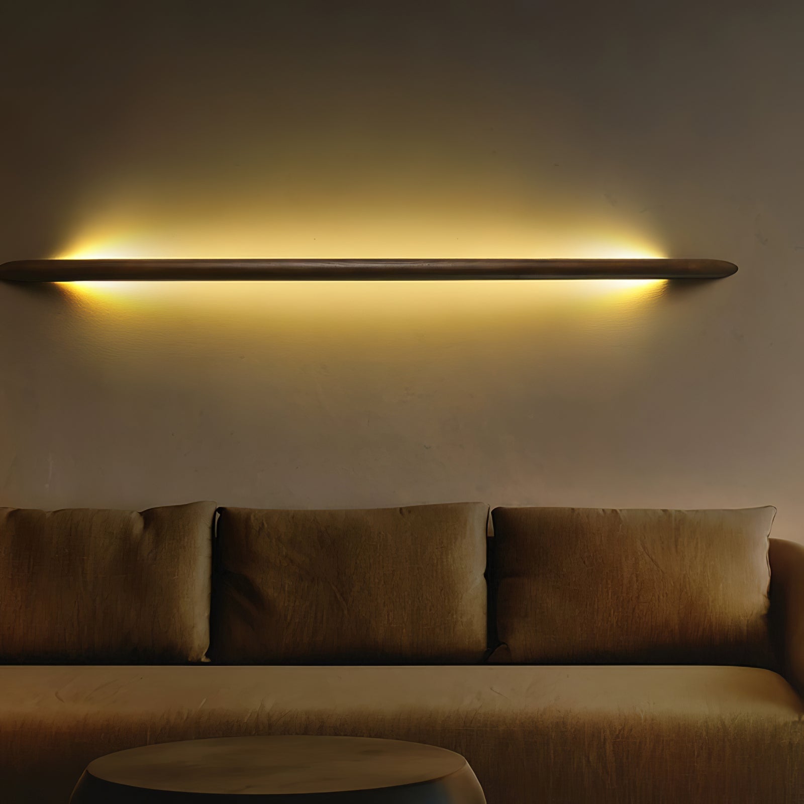 Lonema Curved Wooden Wall Light