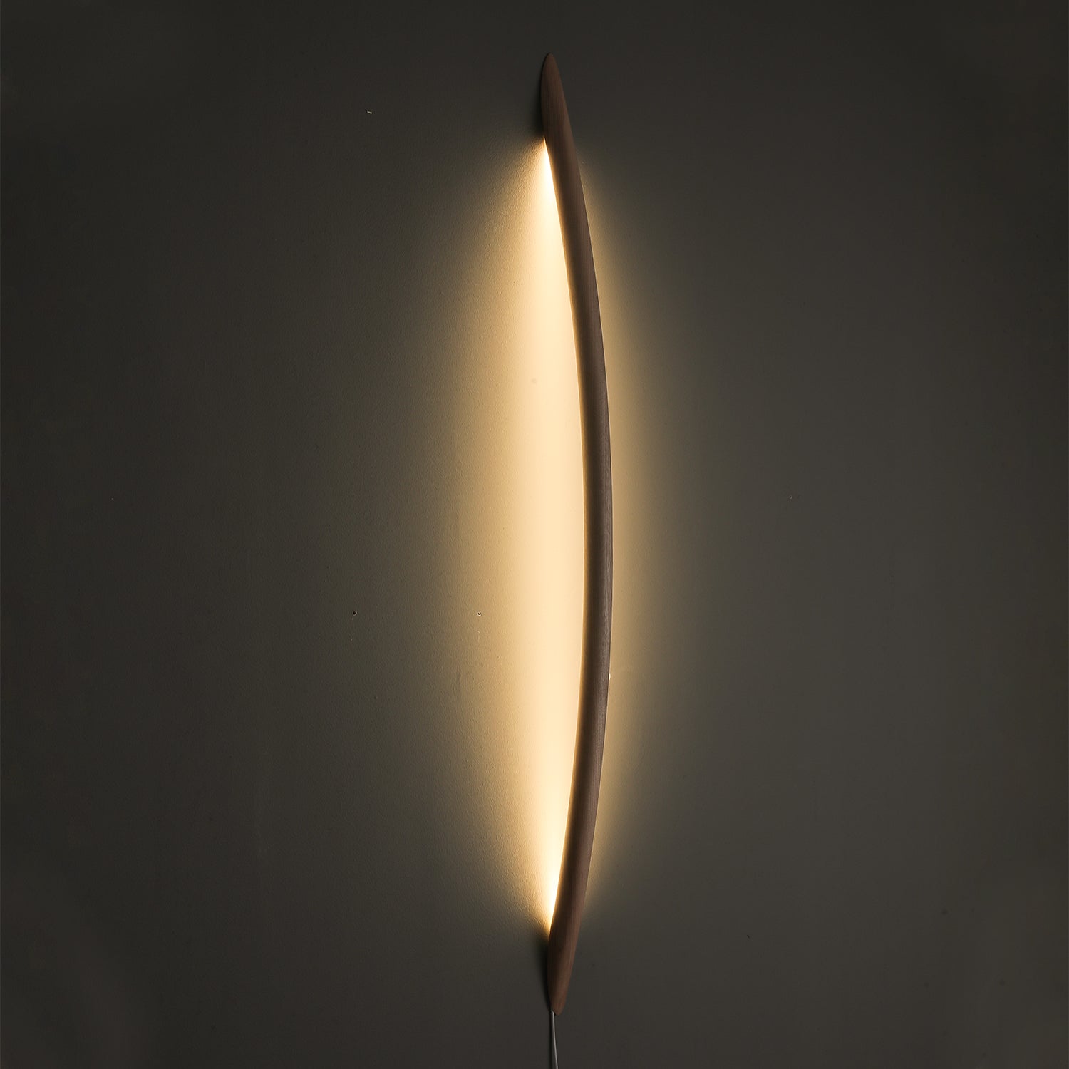 Lonema Curved Wooden Wall Light