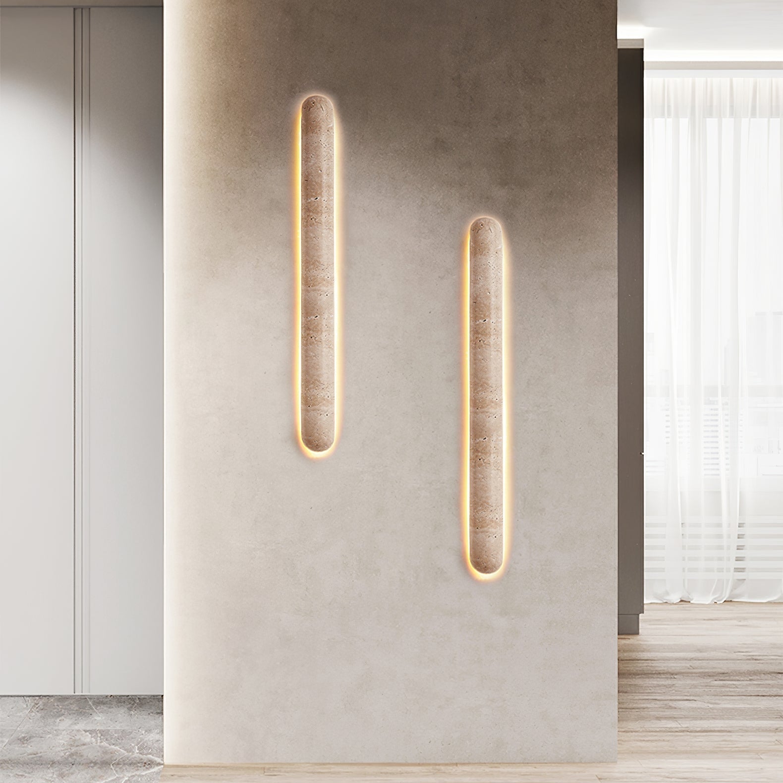 Loizan Natural Stone Wall Light