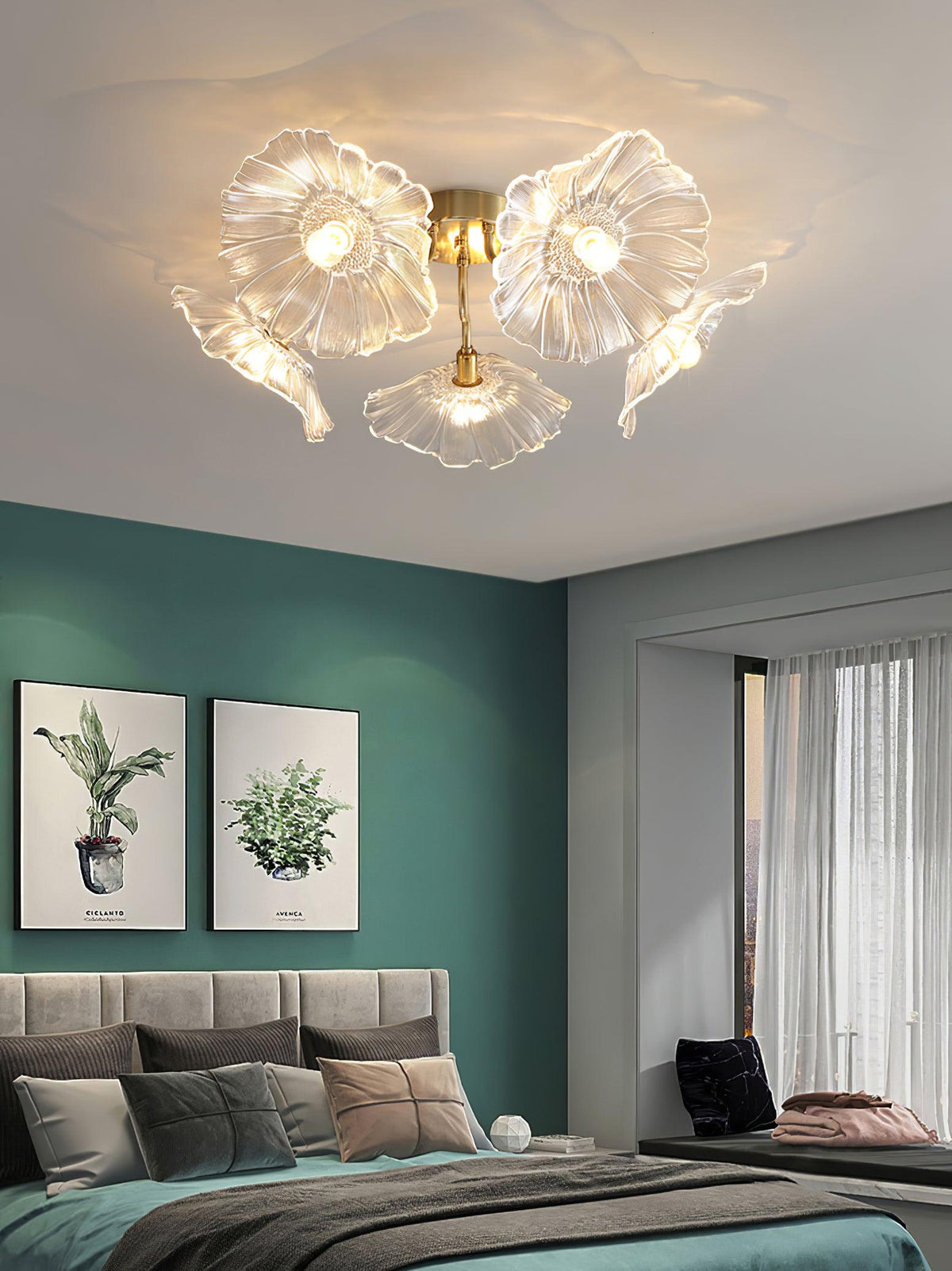 Charora Floral Ceiling Light
