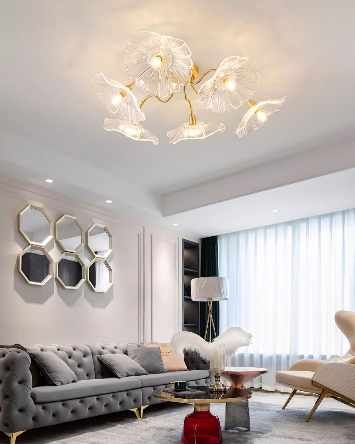 Charora Floral Ceiling Light