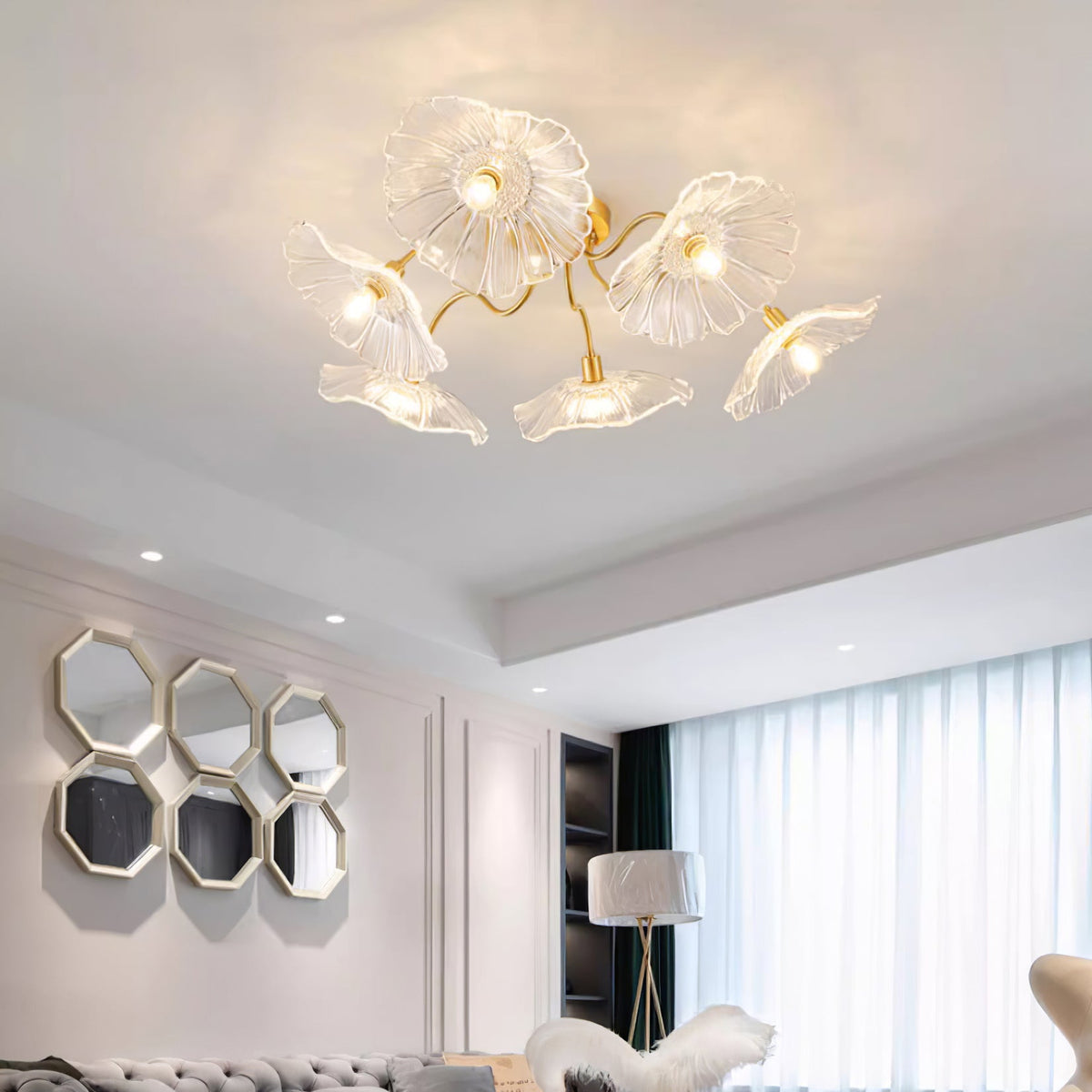 Charora Floral Ceiling Light