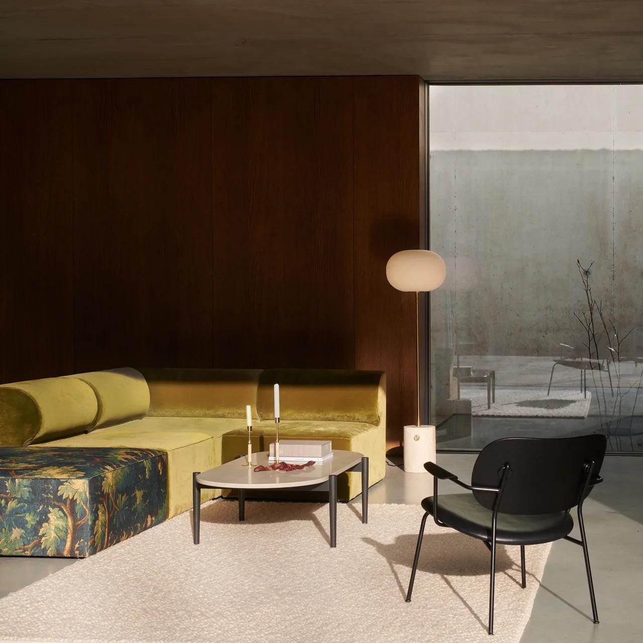 Jowesa Travertine Floor Lamp
