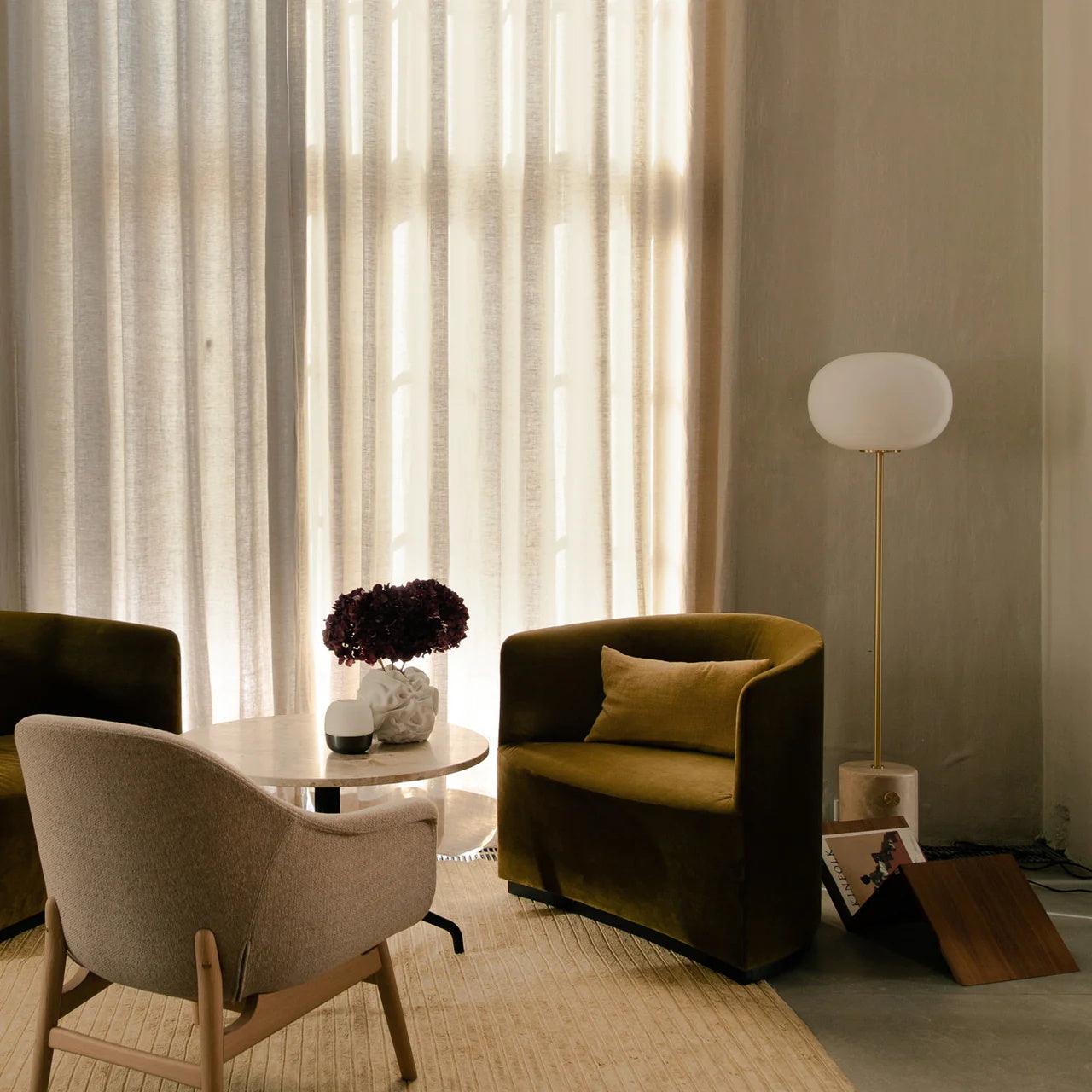 Jowesa Travertine Floor Lamp
