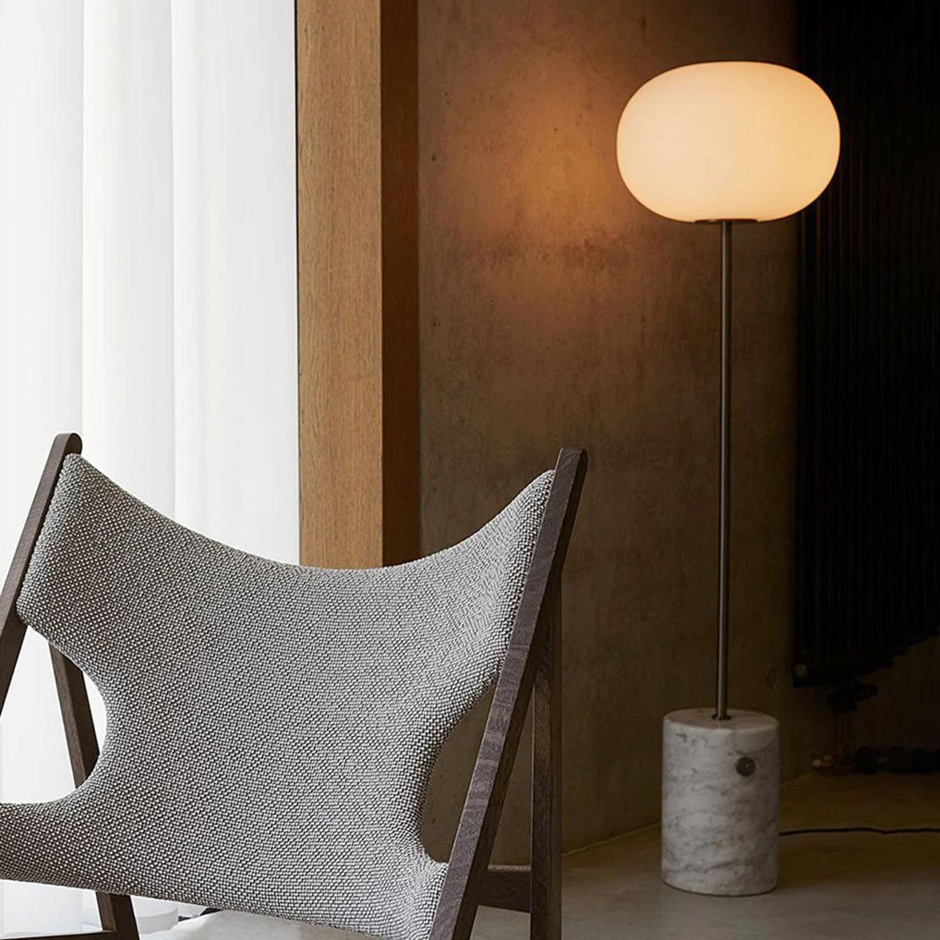 Jowesa Travertine Floor Lamp