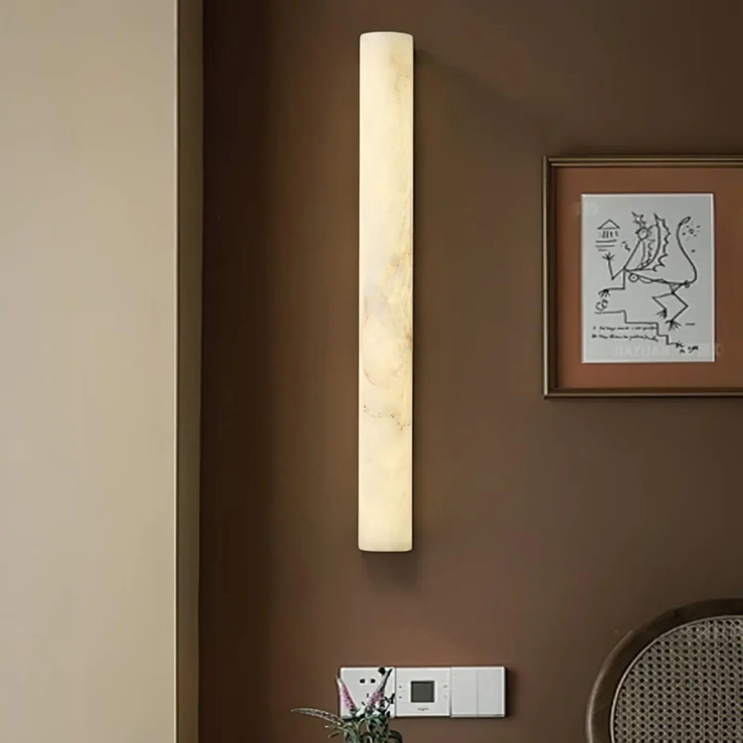 Lonemza Alabaster Wall Light