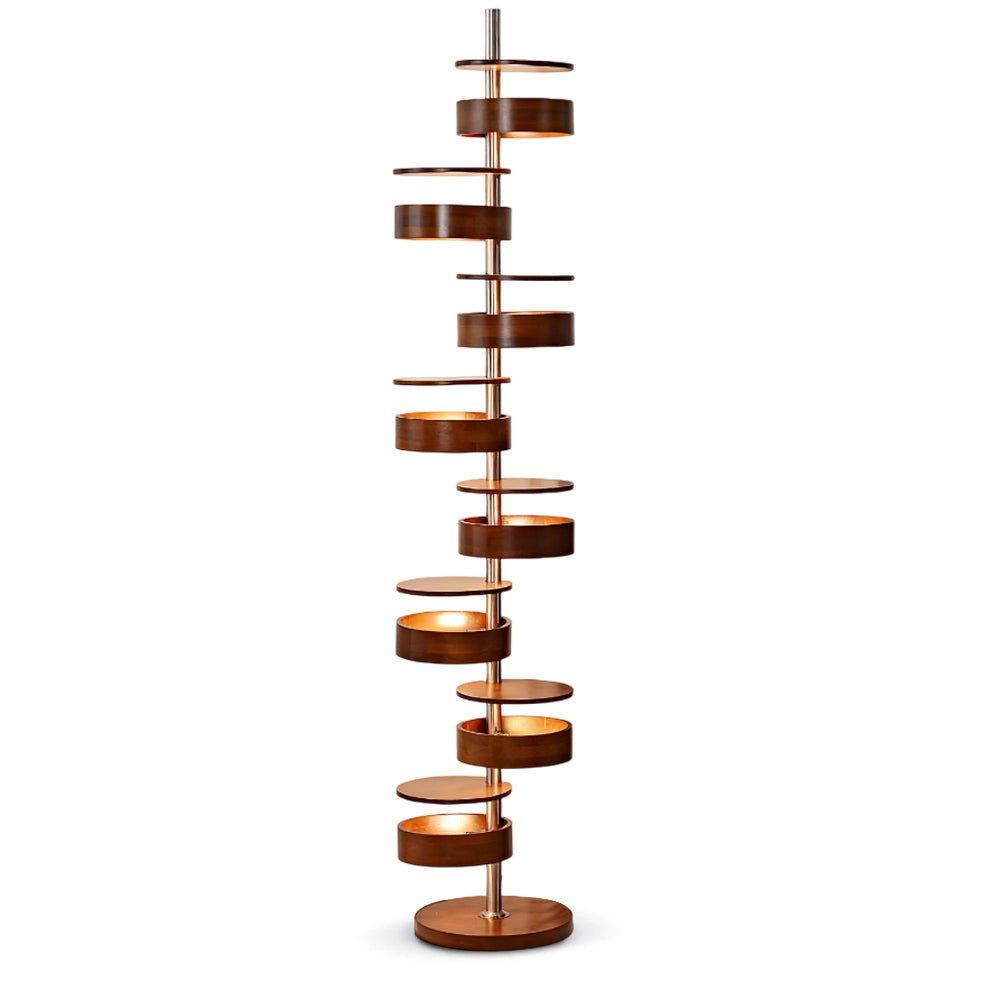 Qenisca Wooden Floor Lamp