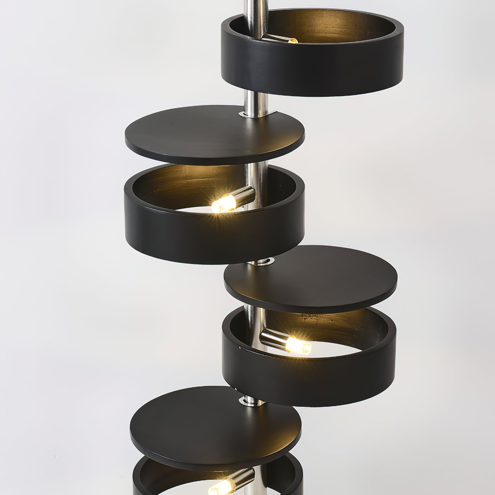 Qenisca Wooden Floor Lamp