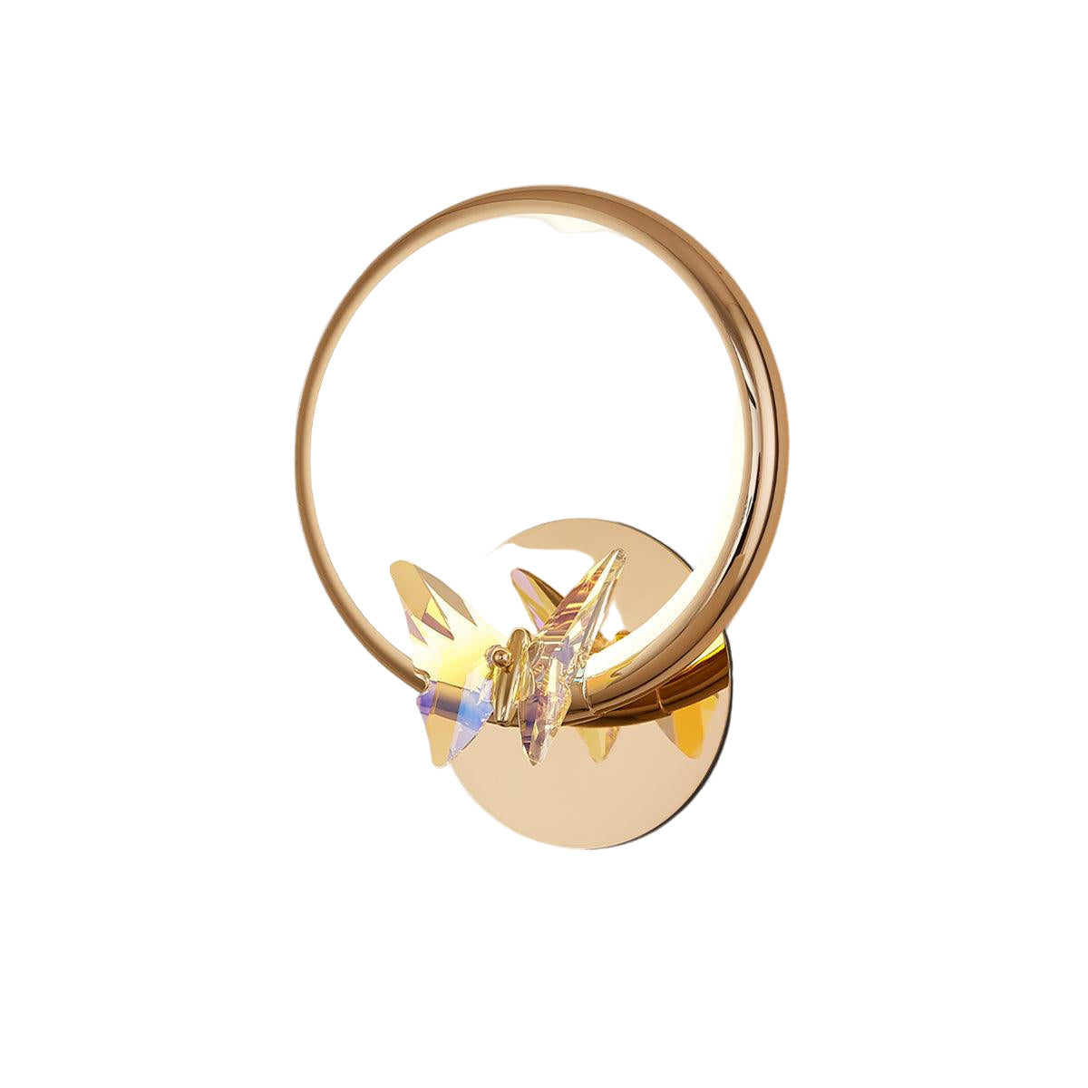 Ring Butterfly Wall Light