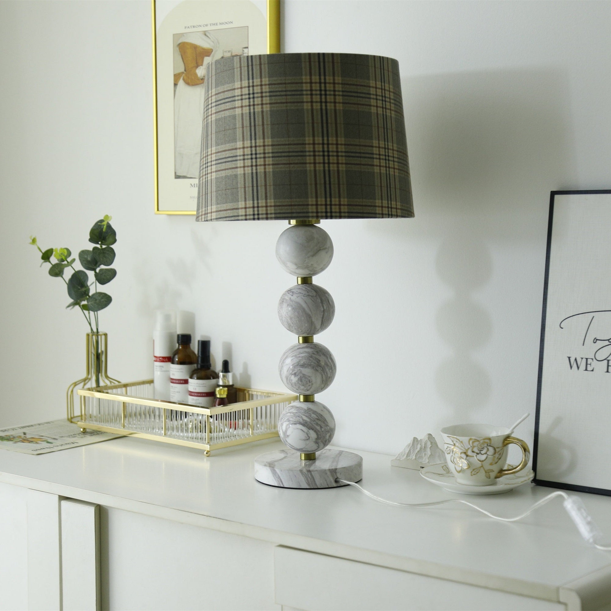 Merellis Marble Table Lamp