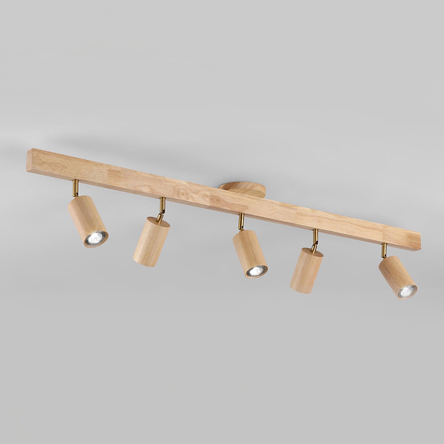 Lermo Wooden Track Ceiling Light