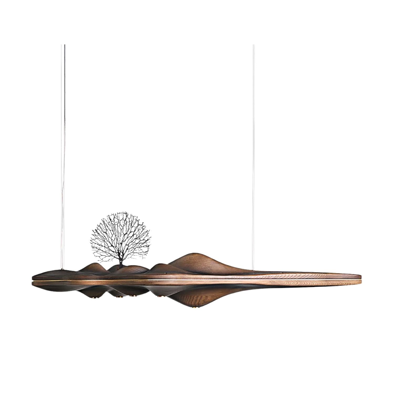 Merocone Wooden Pendant Light