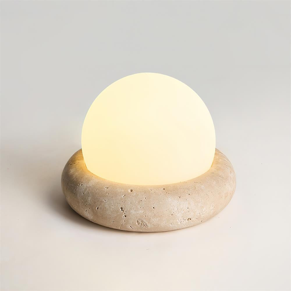 Yureza Travertine Table Lamp