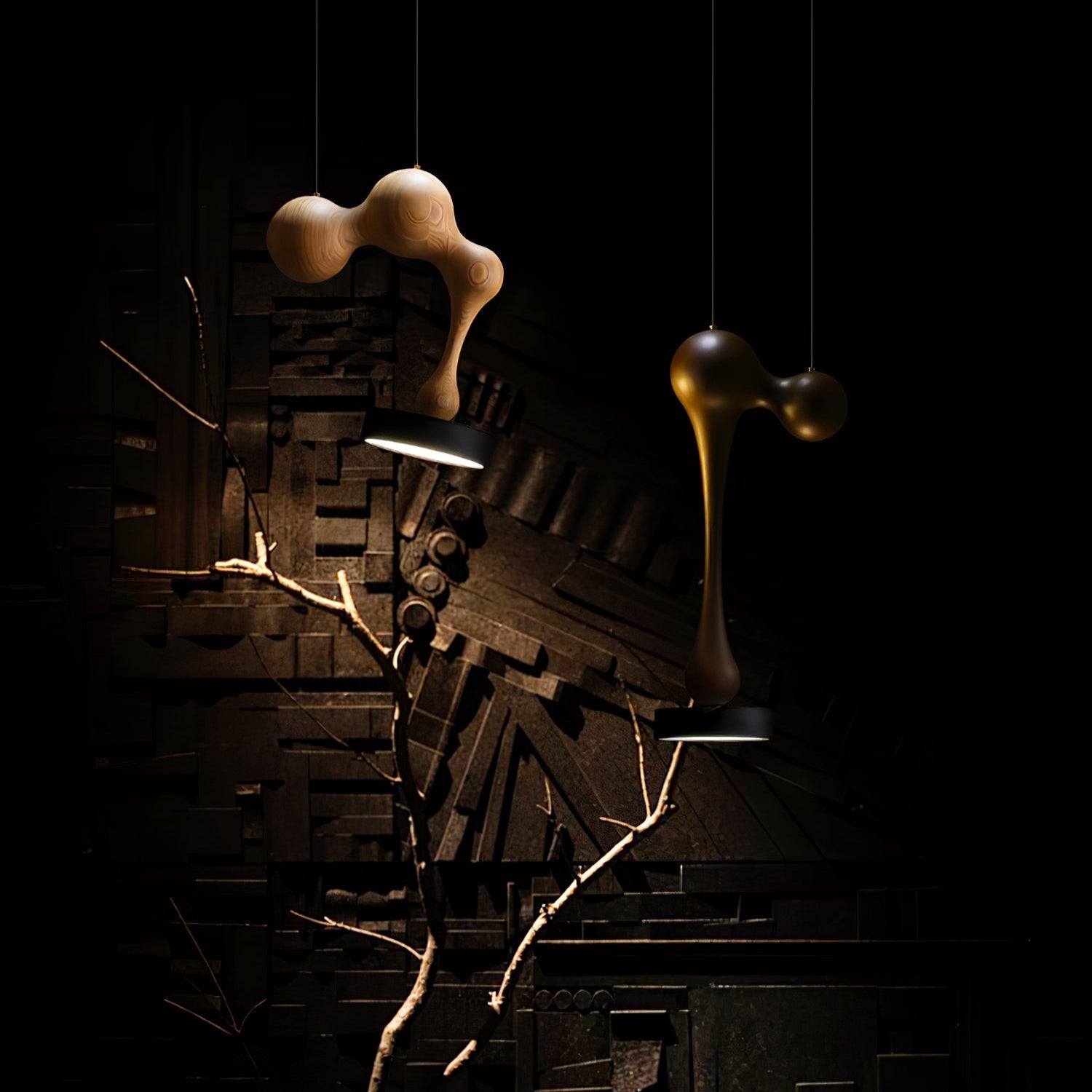 Wooscane Pendant Light