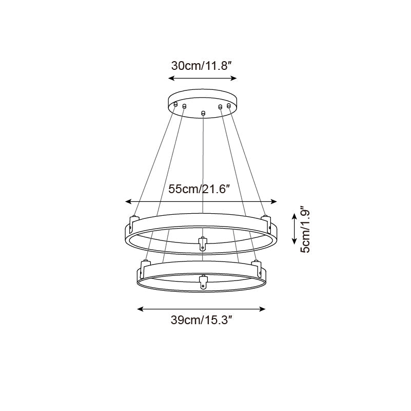 Aluson Natural Stone Pendant Light