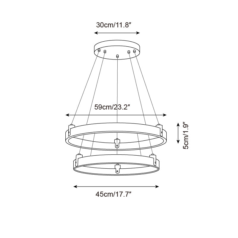 Aluson Natural Stone Pendant Light