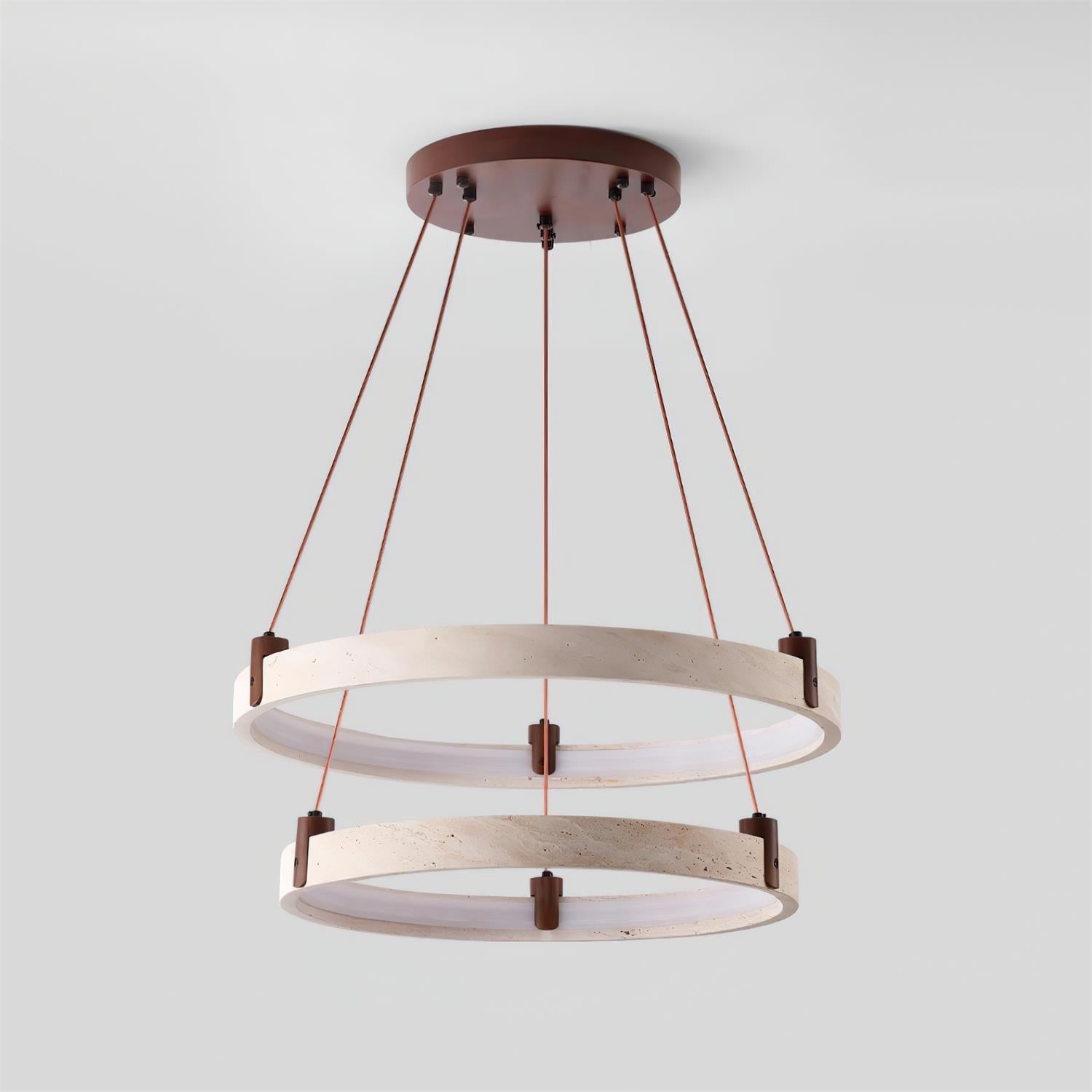Aluson Natural Stone Pendant Light
