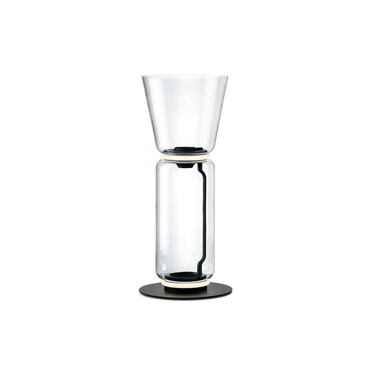 Teyylino Cylindrical Glass Floor Lamp