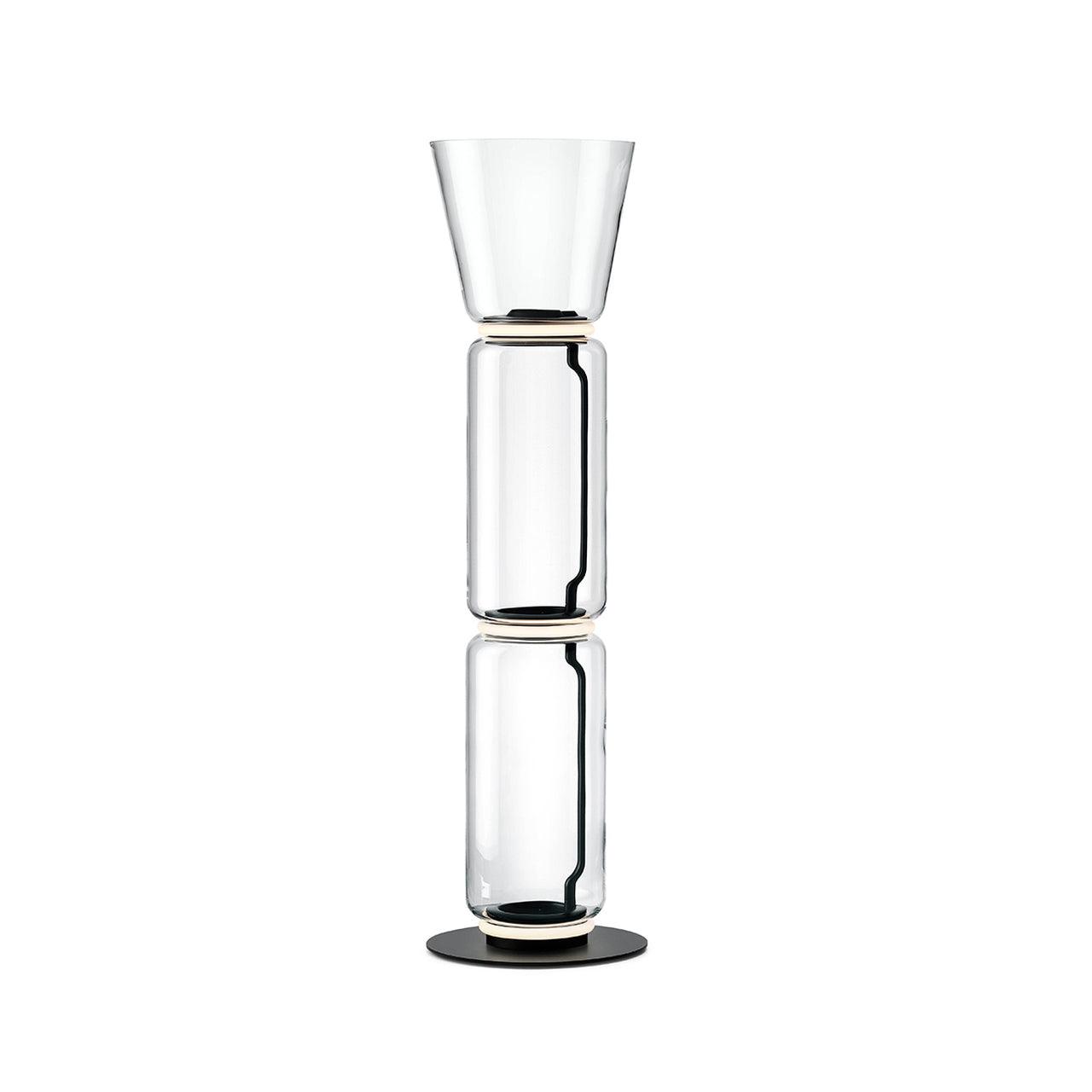 Teyylino Cylindrical Glass Floor Lamp