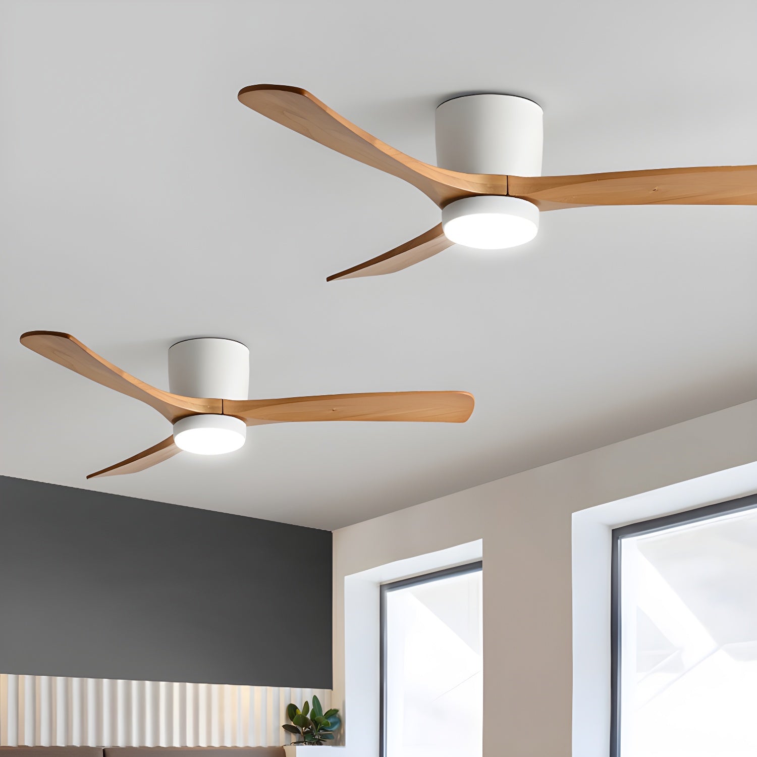 Lyio Wooden LED Ceiling Fan