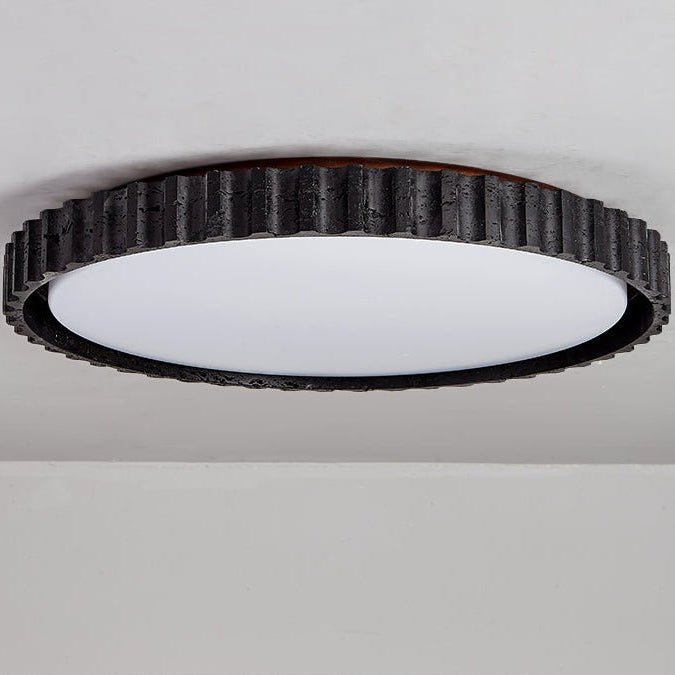 Obelso Travertine Ceiling Light