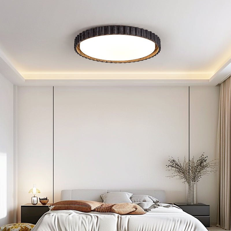 Obelso Travertine Ceiling Light