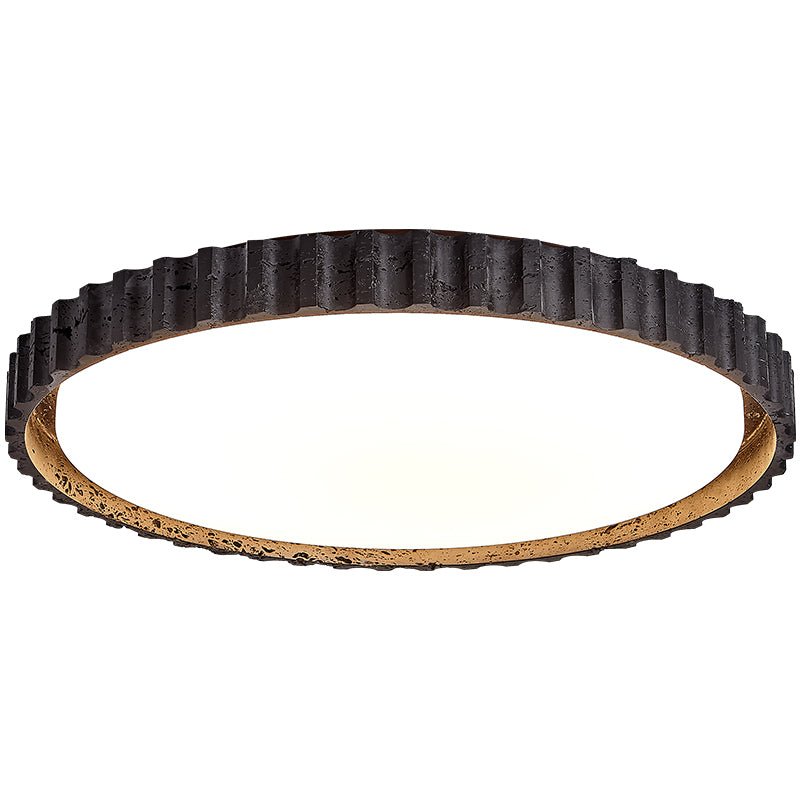 Obelso Travertine Ceiling Light