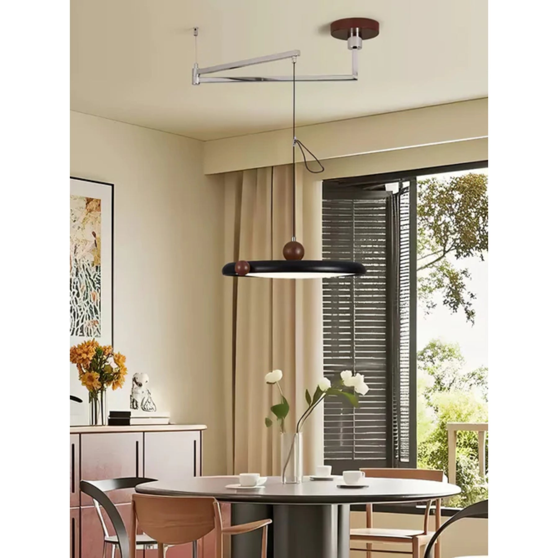 Ember Swing Arm Pendant Light