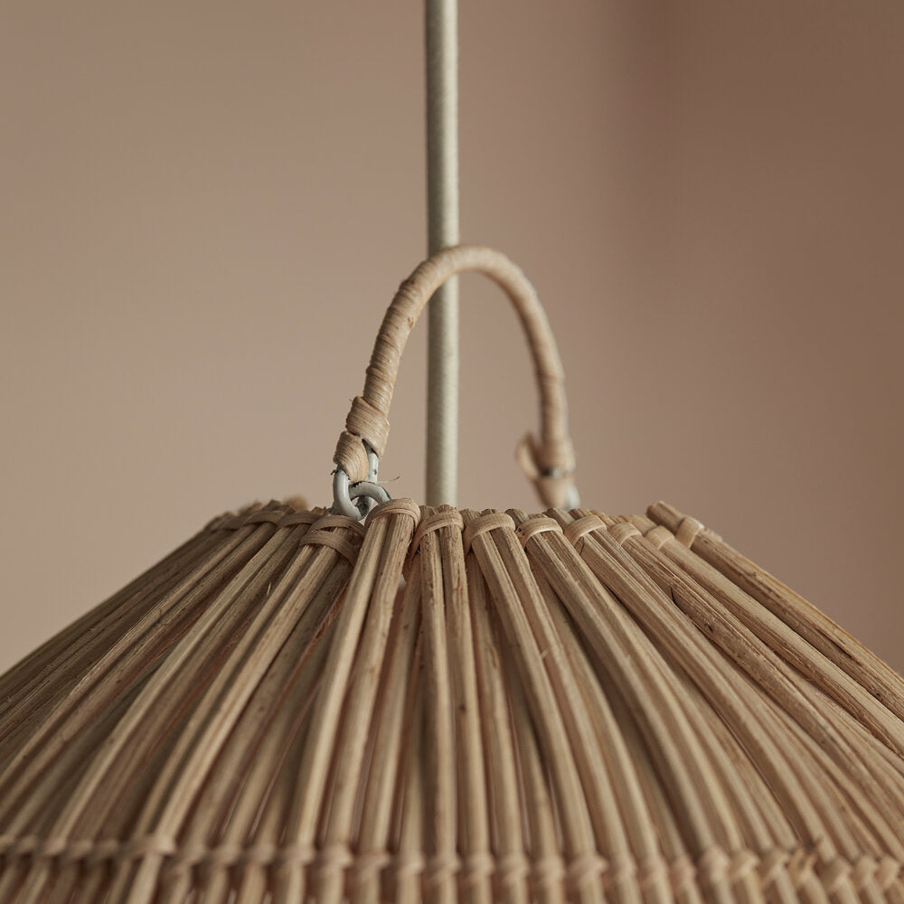 Savana Bamboo Boho Pendant Light