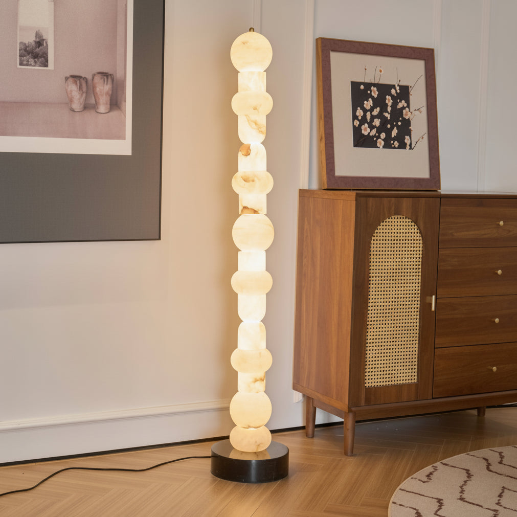 Sepone Alabaster Floor Lamp