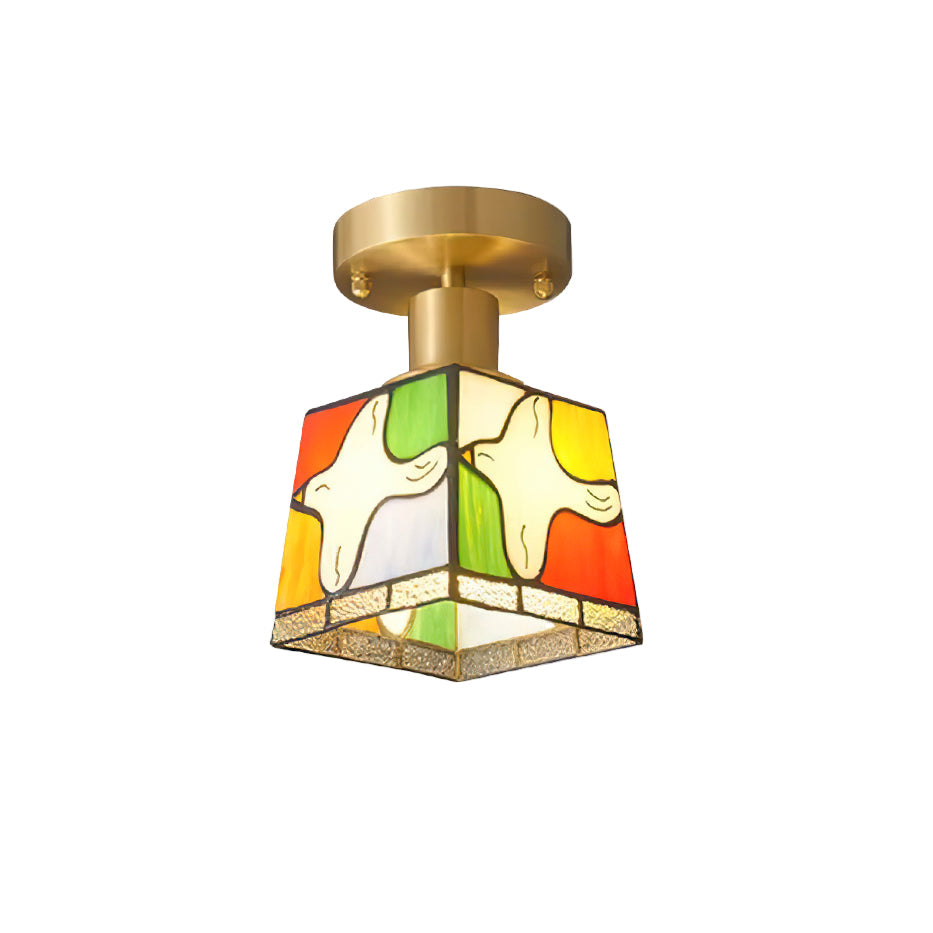 Dovesa Tiffany Ceiling Light